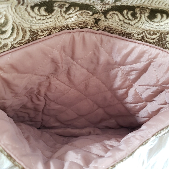 EUC Floral Tapestry Batik Shoulder Handbag - Picture 8 of 11